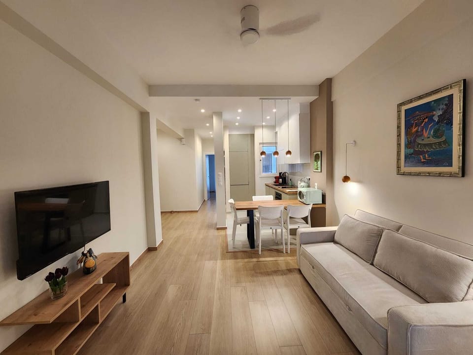 View on apartment from living room