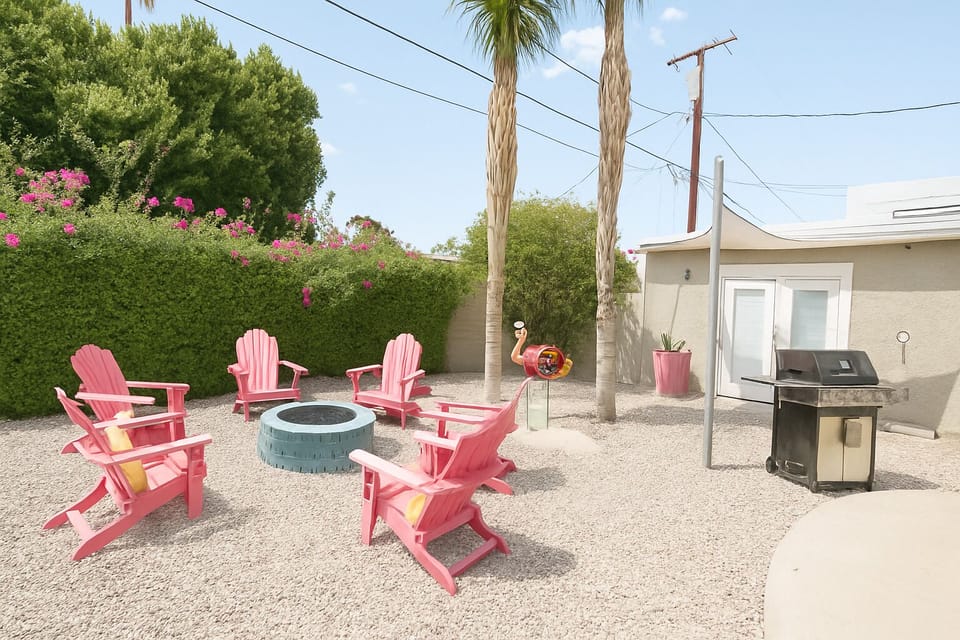 Firepit and BBQ Area