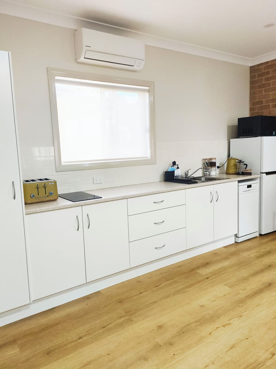 Kitchen has everything you need plus airfryer, hotplates, kettle, toaster