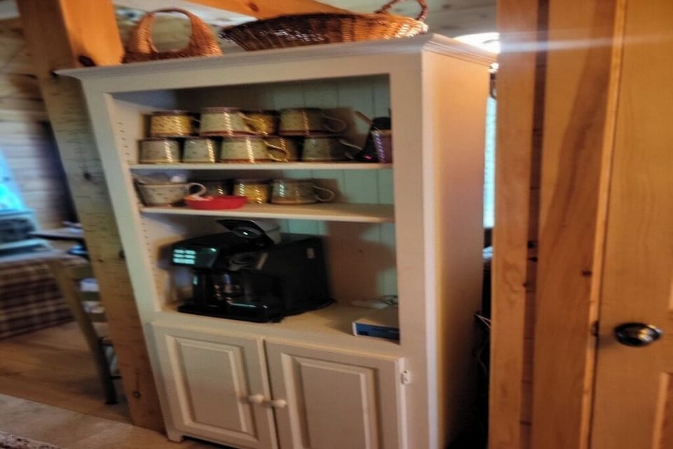 Coffee bar in livingroom/kitchen