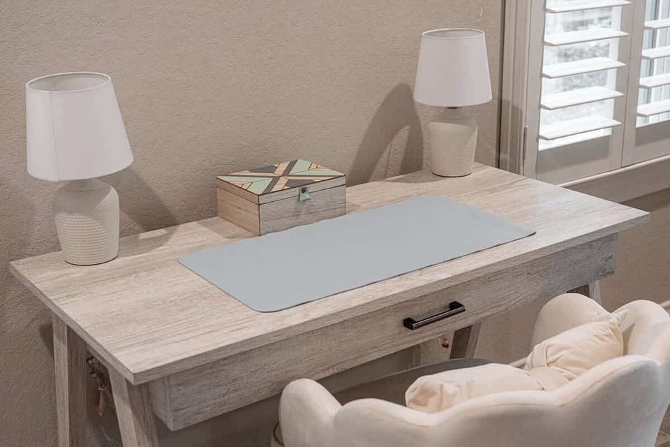 Desk in Downstairs Queen Bedroom