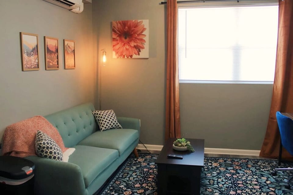 Bright and inviting space with colorful decor, perfect for relaxation and fun.