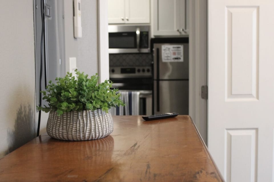 Bright and inviting space with modern appliances and charming decor for culinary adventures