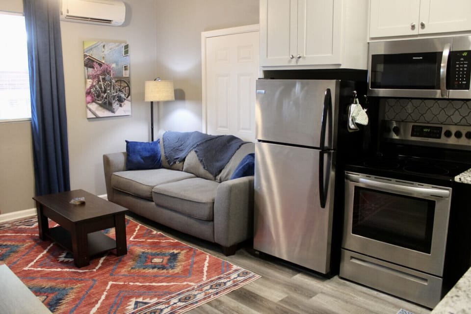 Relax in style with vibrant decor and modern amenities at your fingertips