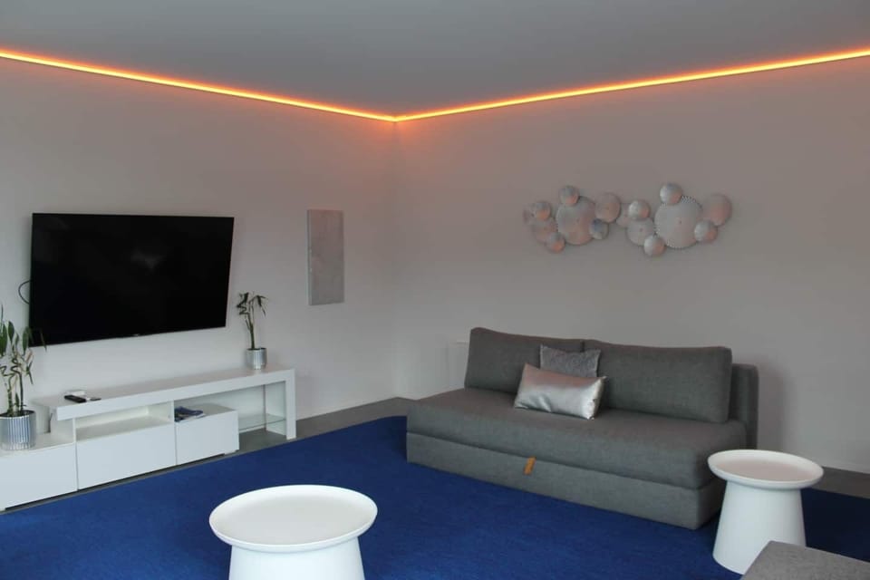 Enjoy the comfort while watching your favorite TV shows after a day of exploring