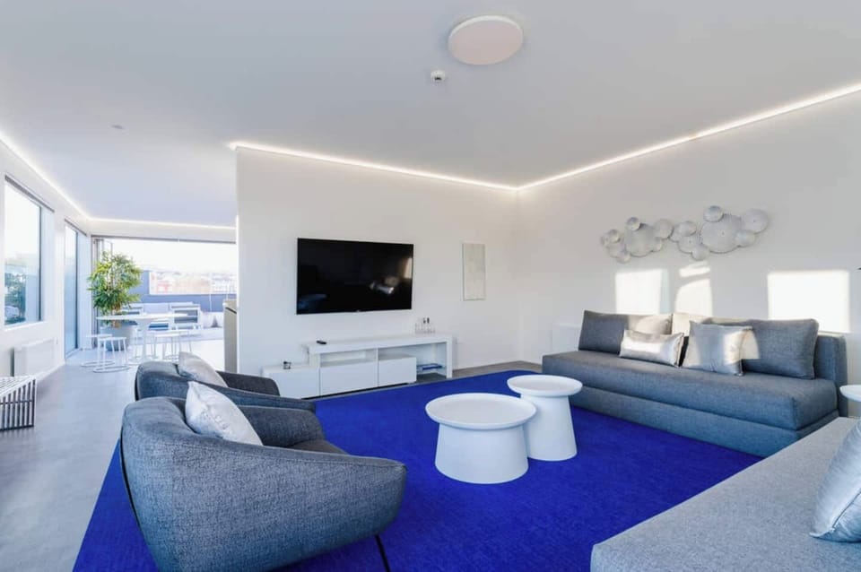 Enjoy the comfort while watching your favorite TV shows after a day of exploring