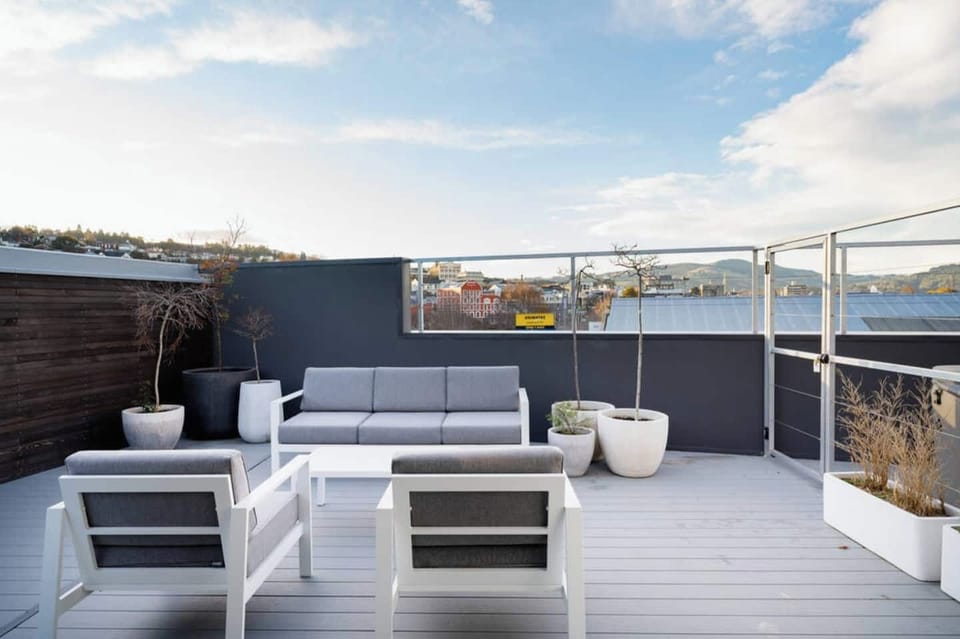 Enjoy the patio with great views and some fresh air