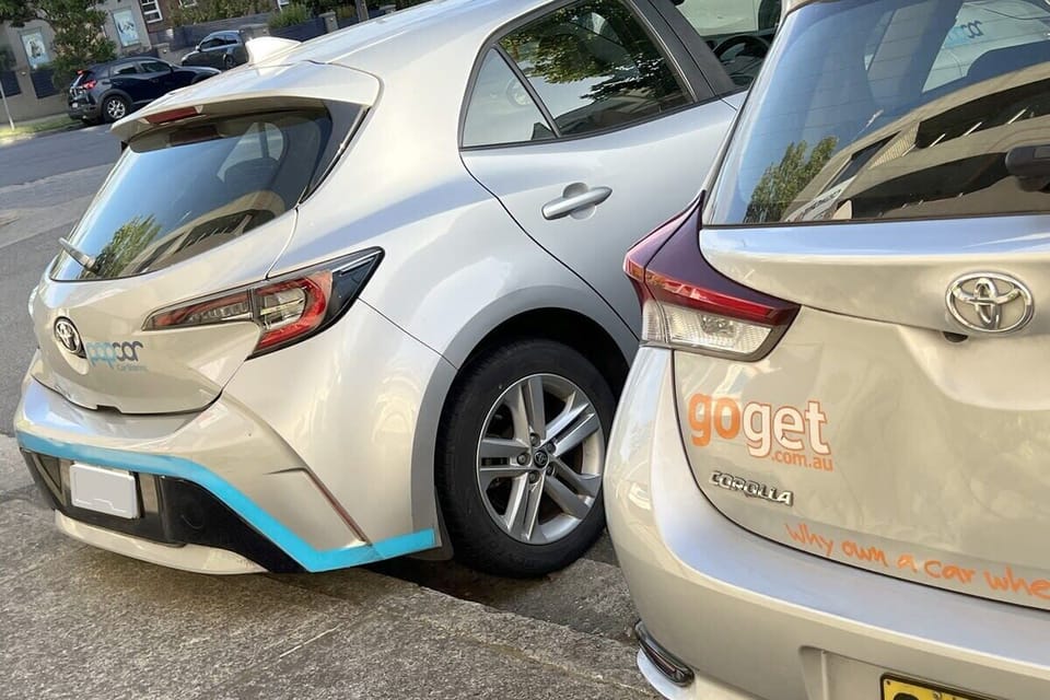 GoGet Hire cars available in nearby streets 