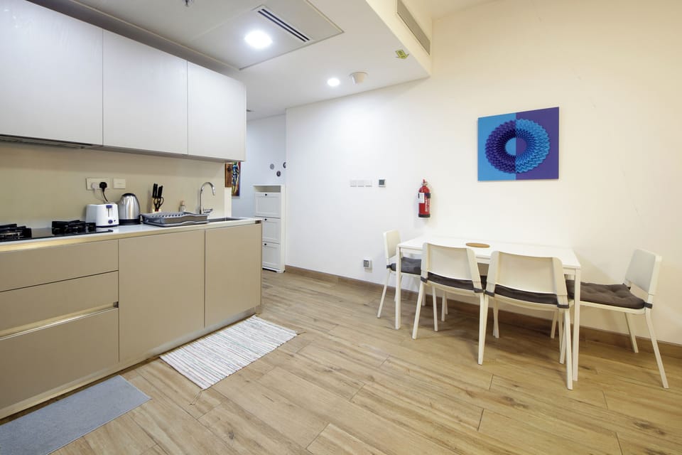 Kitchen and dining area