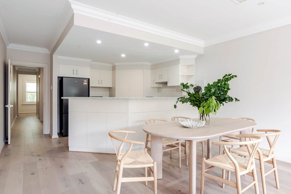 Dining Table & Kitchen - ground floor