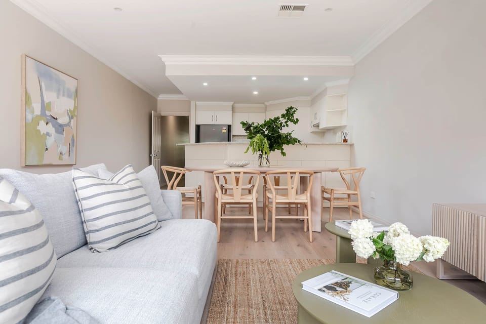 Main Living - groundfloor at rear of home with smart TV