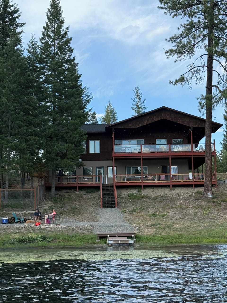 Lower level is the short term rental