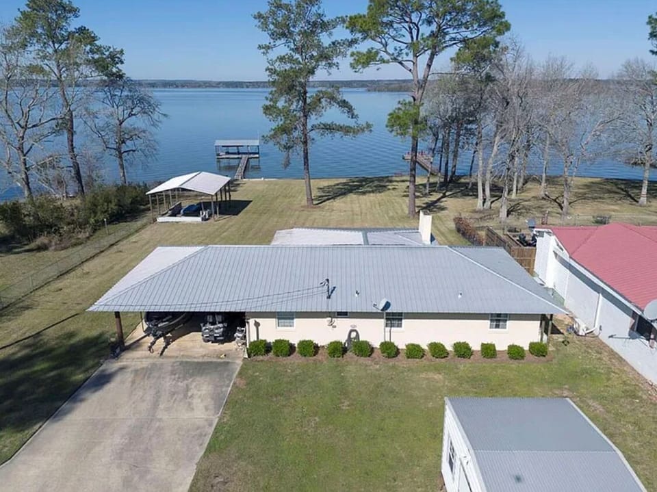 Do not park between house and storage shed- Septic tank. 