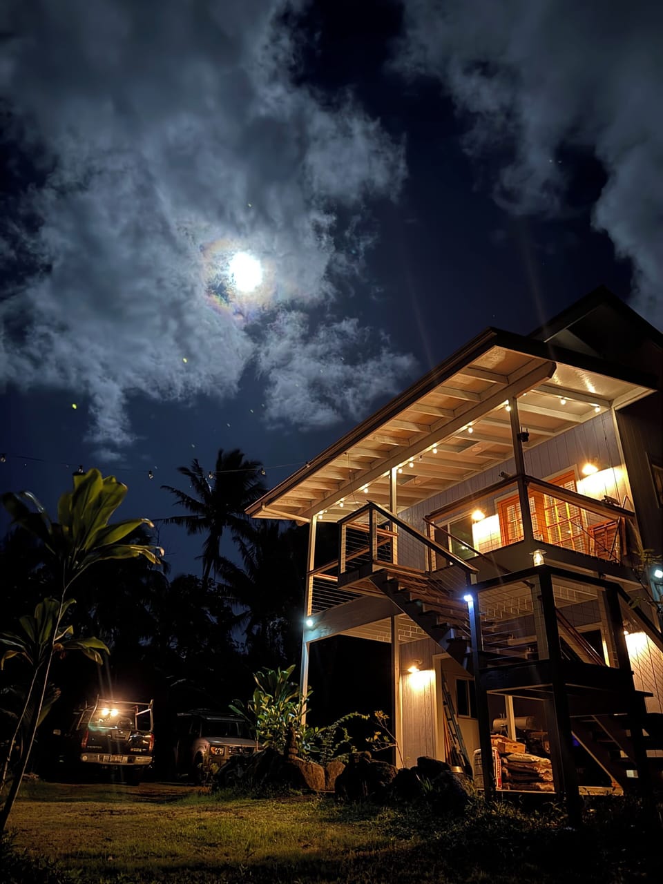 Enjoy the stars at night, and you may even see a Pueo fly by