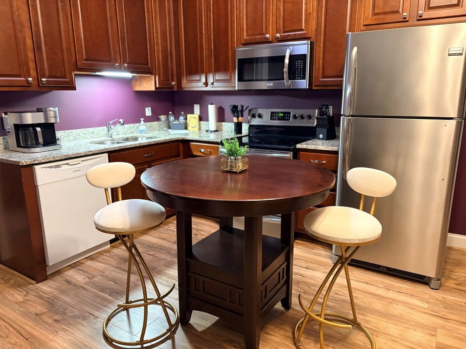 Classy dining perfect for two