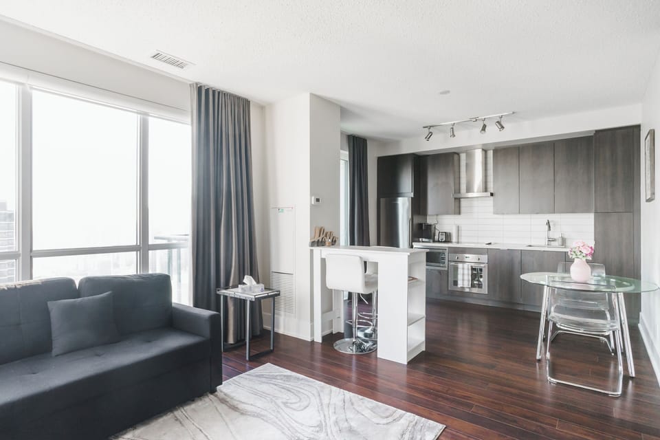 Living room with sofa bed
