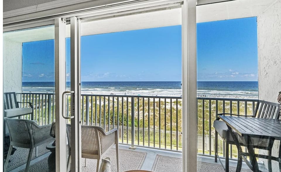 Covered Balcony with Ocean Views