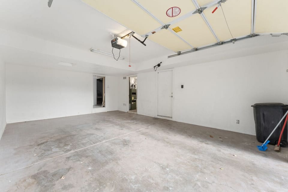 Sleek and organized garage ready for work or play.
