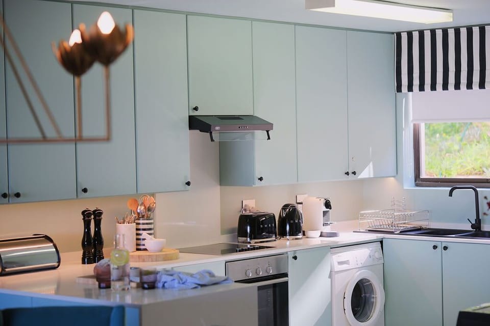Open-plan kitchen