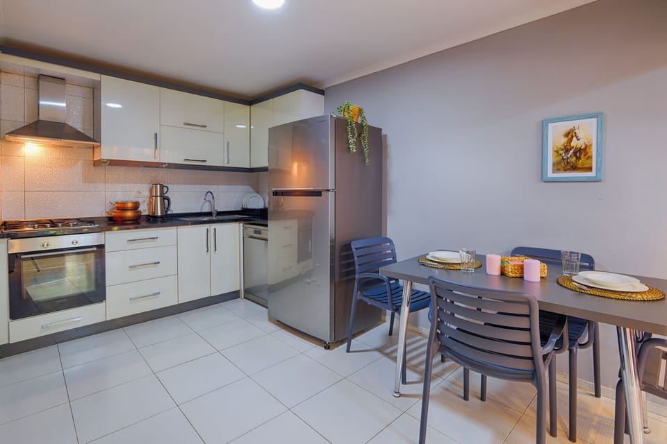 Enjoy cooking in this modern kitchen.