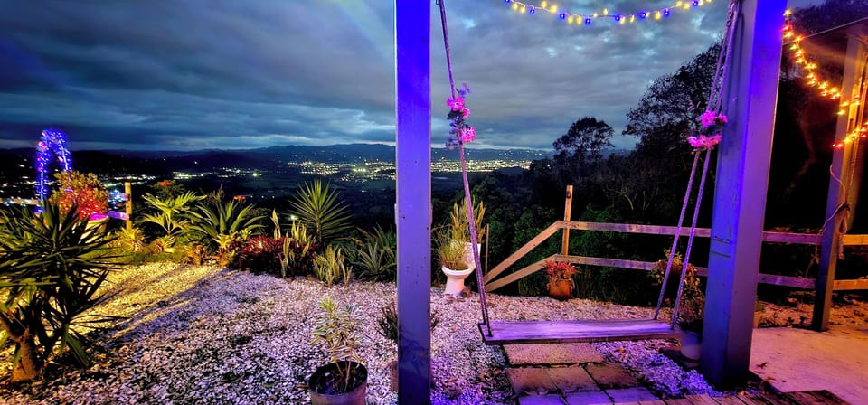 View at sunset