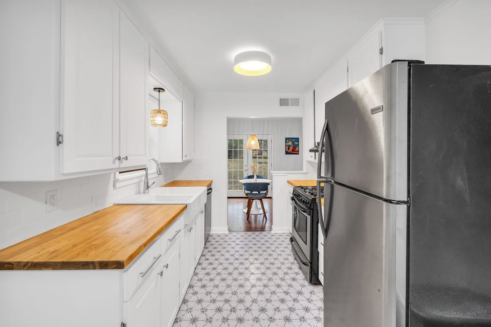 Fully equipped kitchen—cook like you never left home