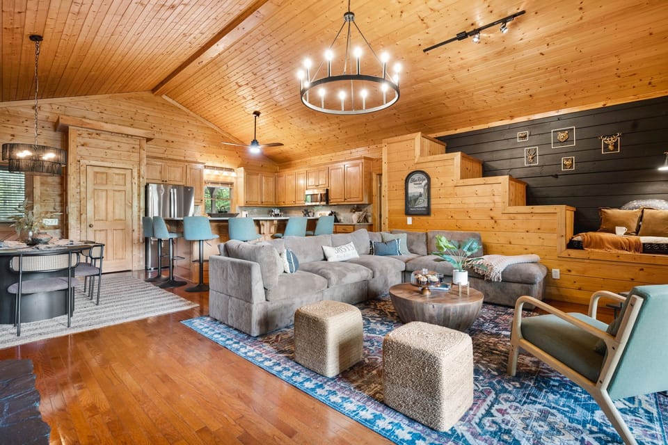 Main great room, cook, relax and connect. 