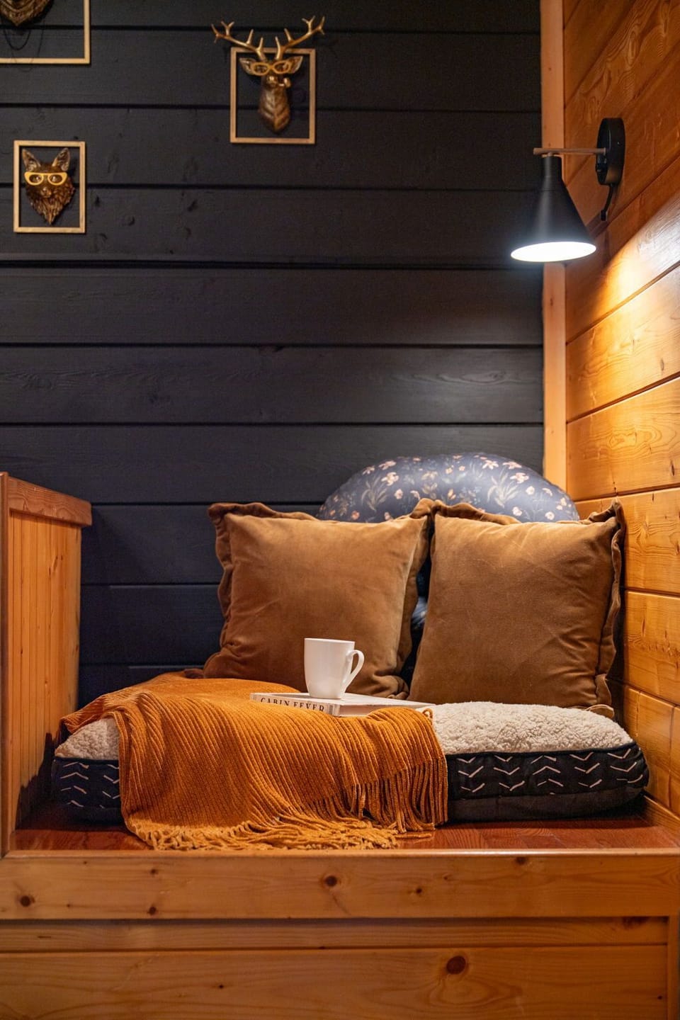 Your private nook for quiet moments and mountain views. 