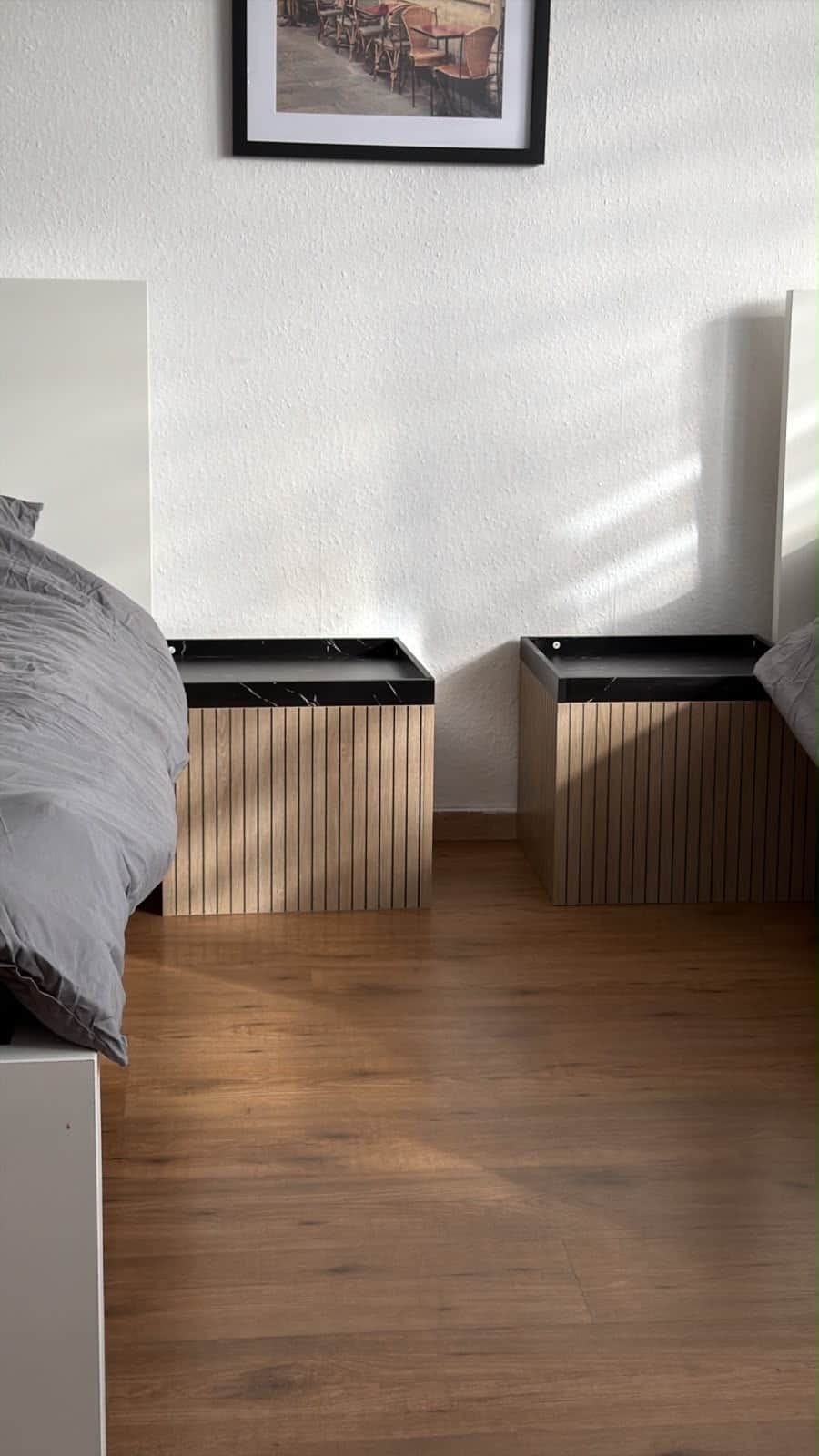 Schlafzimmer ausgestattet