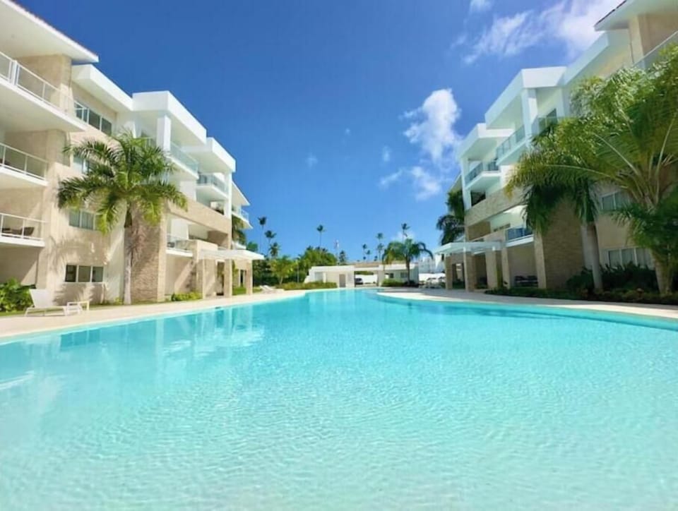 Vista de la piscina 