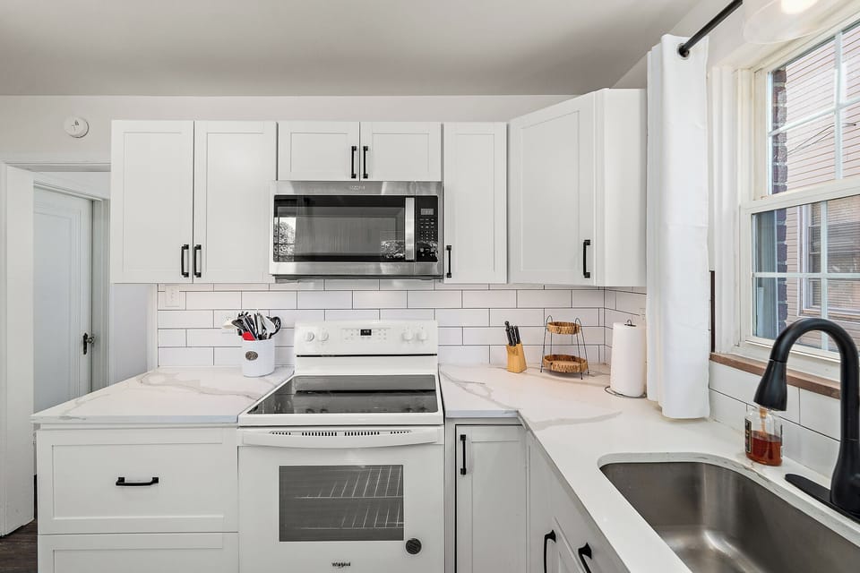 Fully Equipped Kitchen - Everything you need to cook meals at home