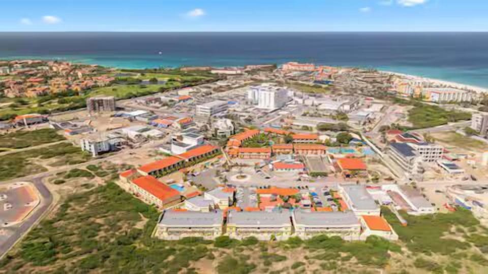 Aerial view of the property location