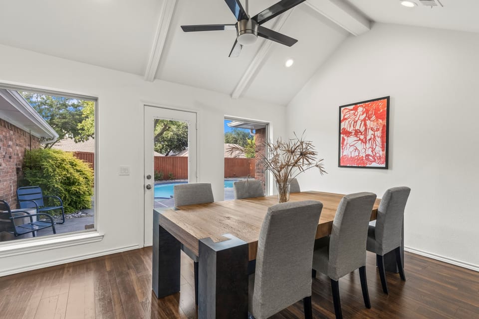 This charming property welcomes you with its beautiful exterior and cozy feel. It's the perfect place to start and end your adventure, offering a warm and familiar retreat.