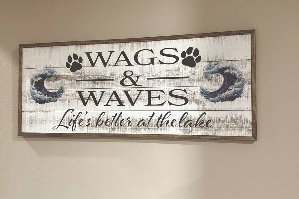 Wags and Waves - Life's better at the lake!