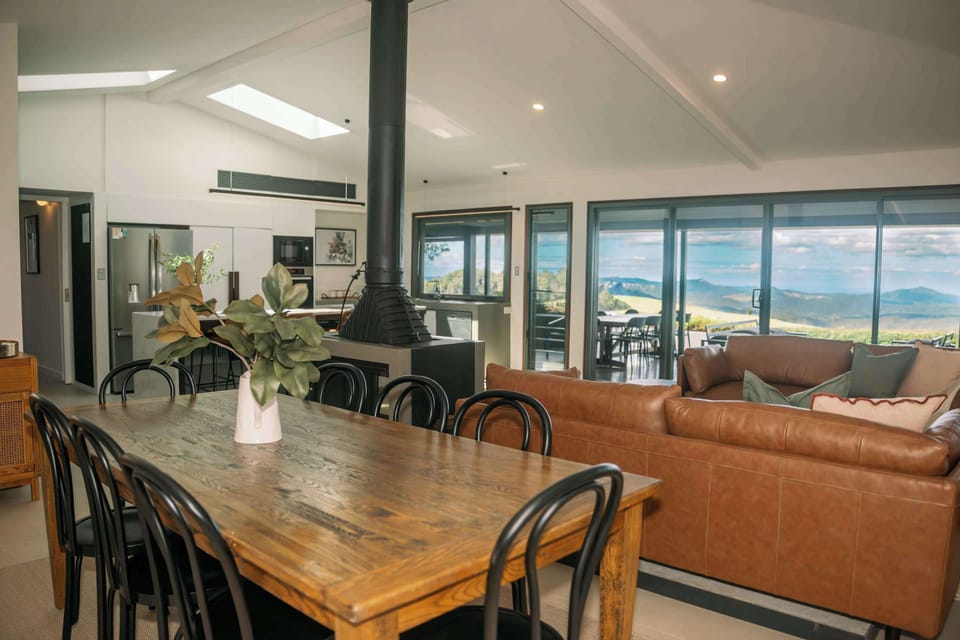 The open plan living area has views from every angle!
