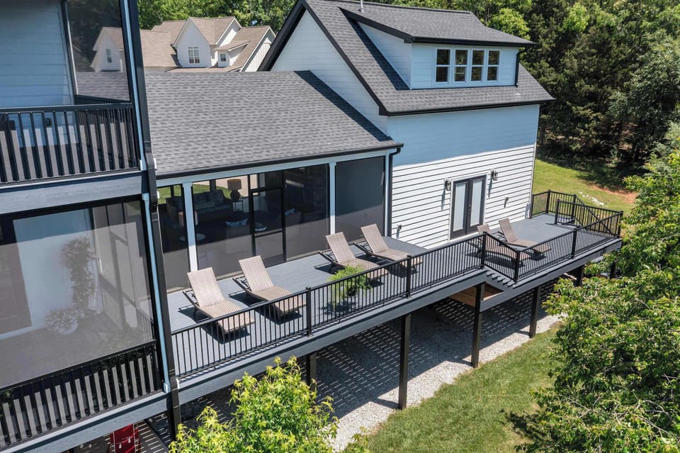 Sun-soaked deck perfect for relaxation and enjoying nature's embrace!