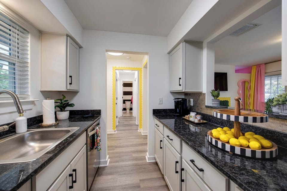 Kitchen Delight: Bright and stylish, perfect for whipping up gourmet meals in style!