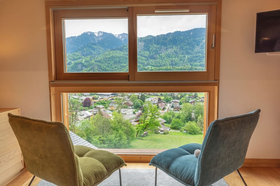 Chalet Gemini beautiful views from bedroom 5