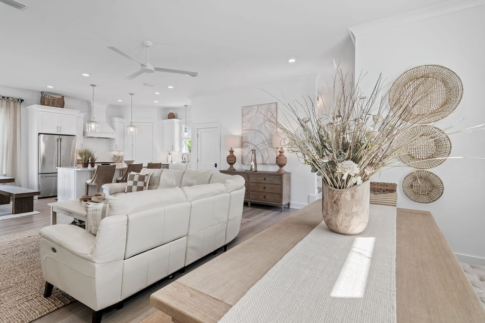 Twist & Shout - Dune Allen Beach - Open Kitchen, Dining, and Living Area