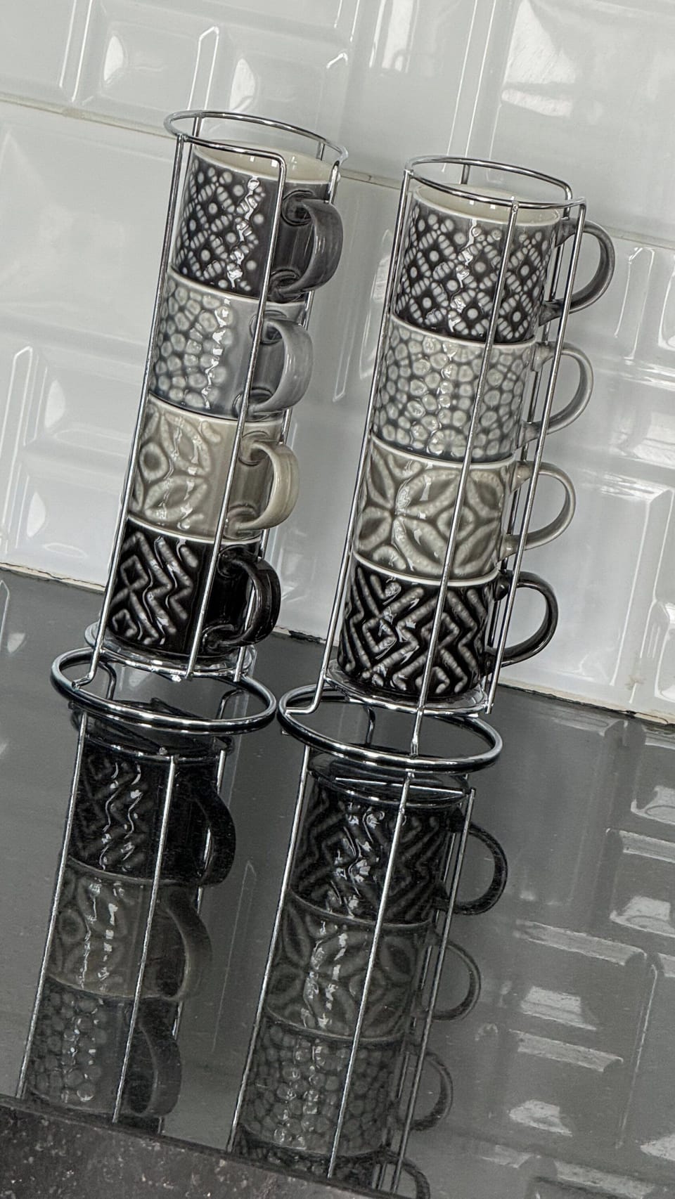 Coffee machine for Nespresso capsules in kitchen
