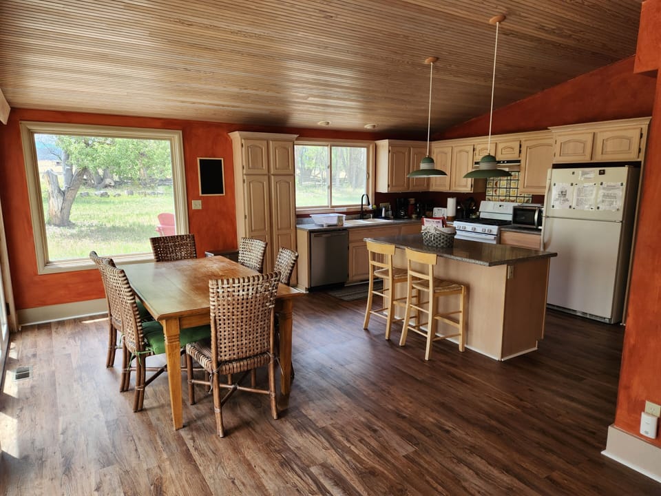 Kitchen and dining area