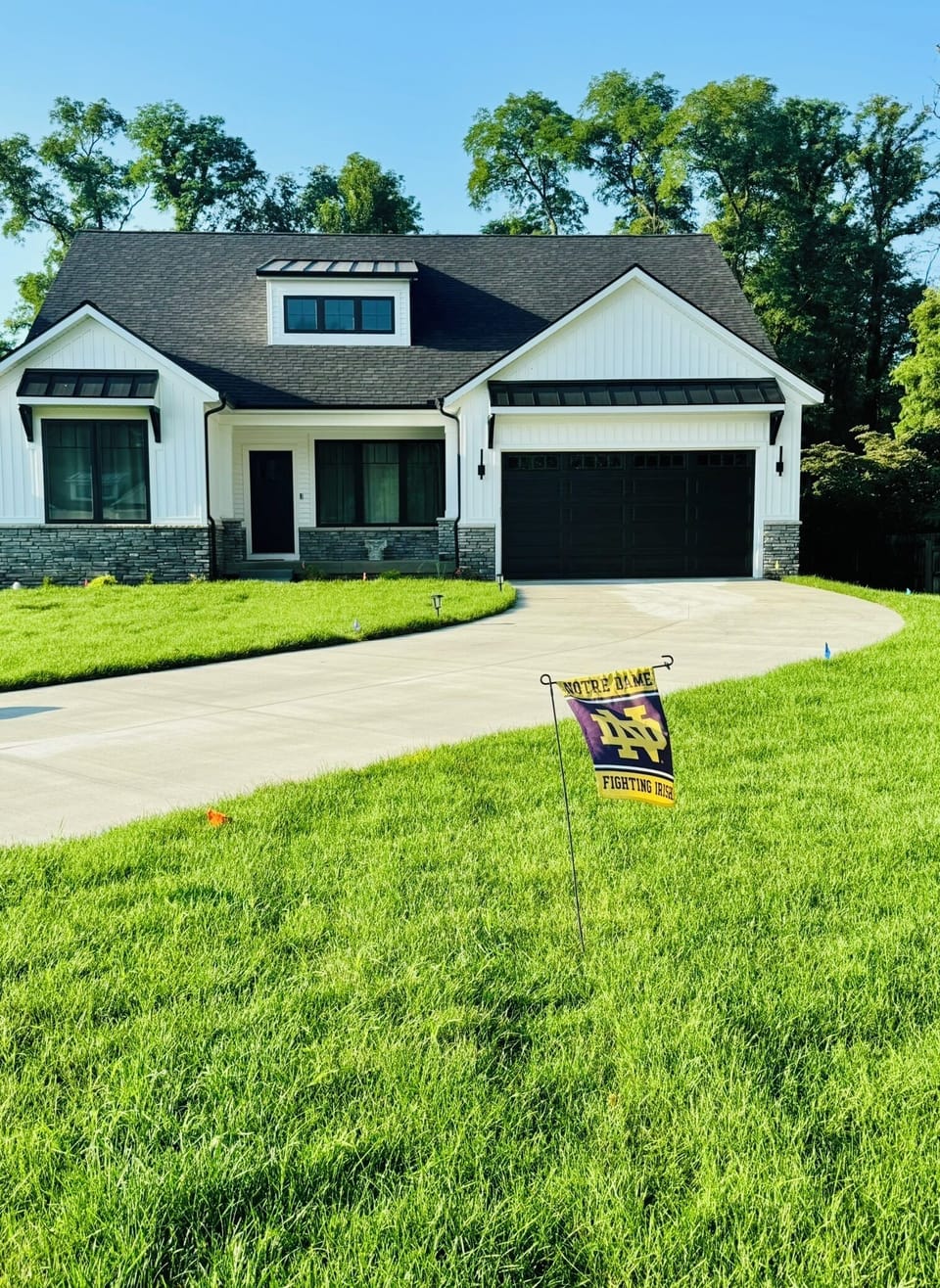 Entire house, both front & back, receives a lot of sunlight all day.  