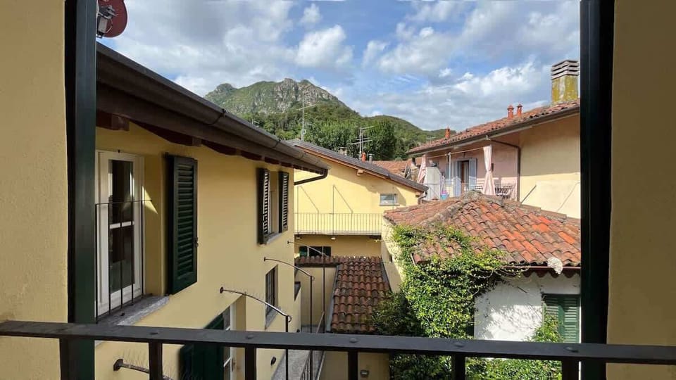 Wide panoramic view from the bedroom overlooking the picturesque surrounding landscape. Overlooking a quiet and peaceful area