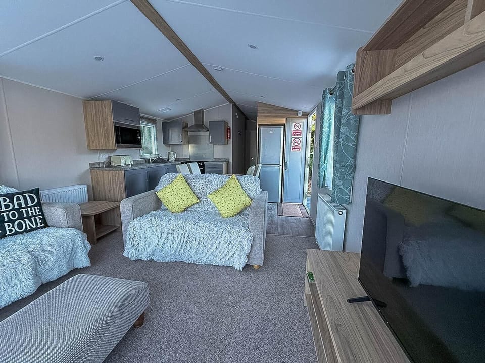 Modern caravan in Hunstanton Norfolk