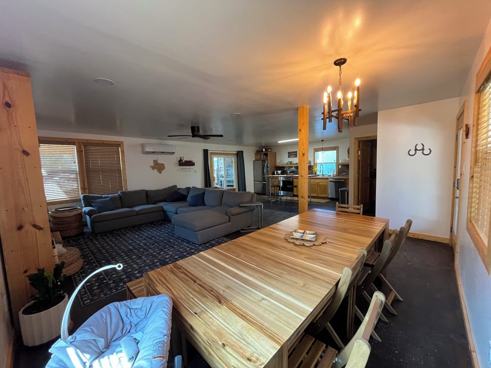 A large table for your group. 