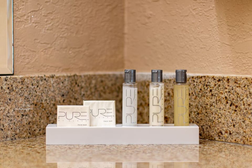 Enjoy a thoughtful touch with fresh toiletries ready on arrival.