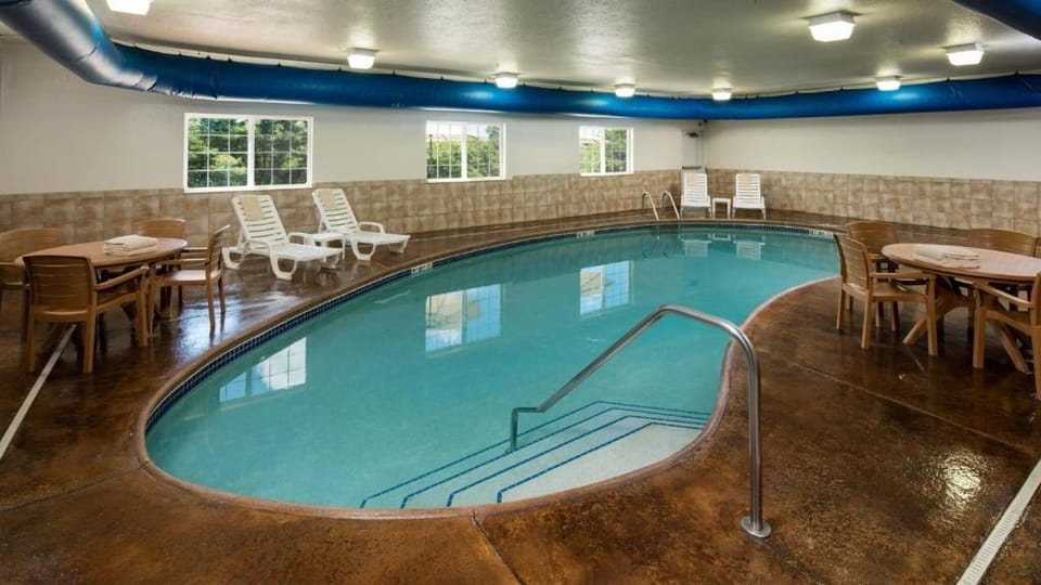 Unwind with a refreshing swim in the heated indoor pool.