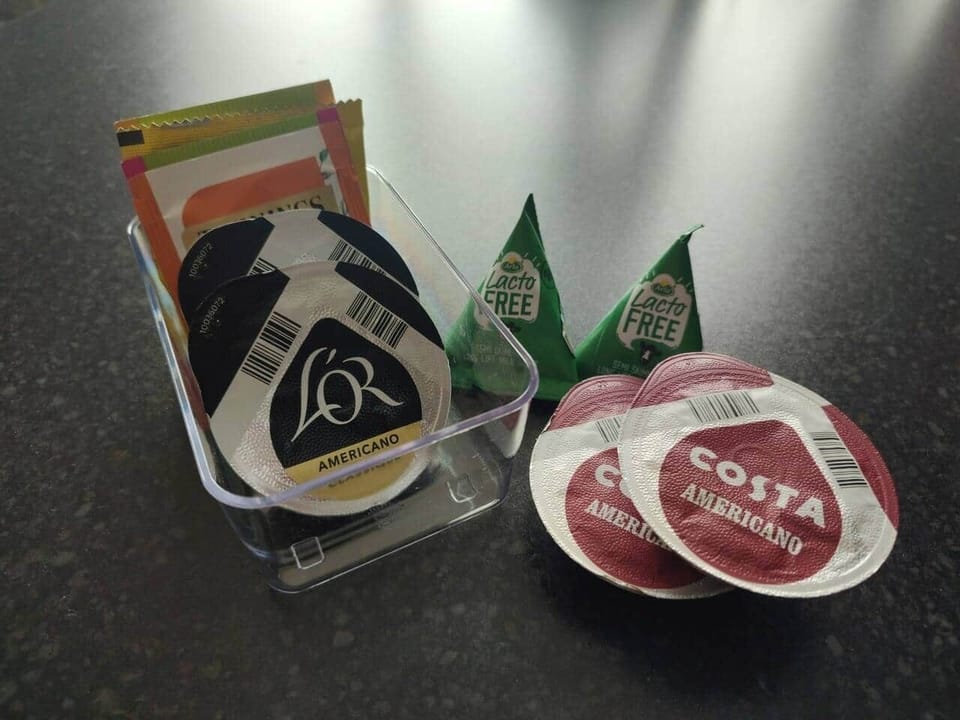 Help yourself to a speciality tea or a quality cup of coffee on us ☕