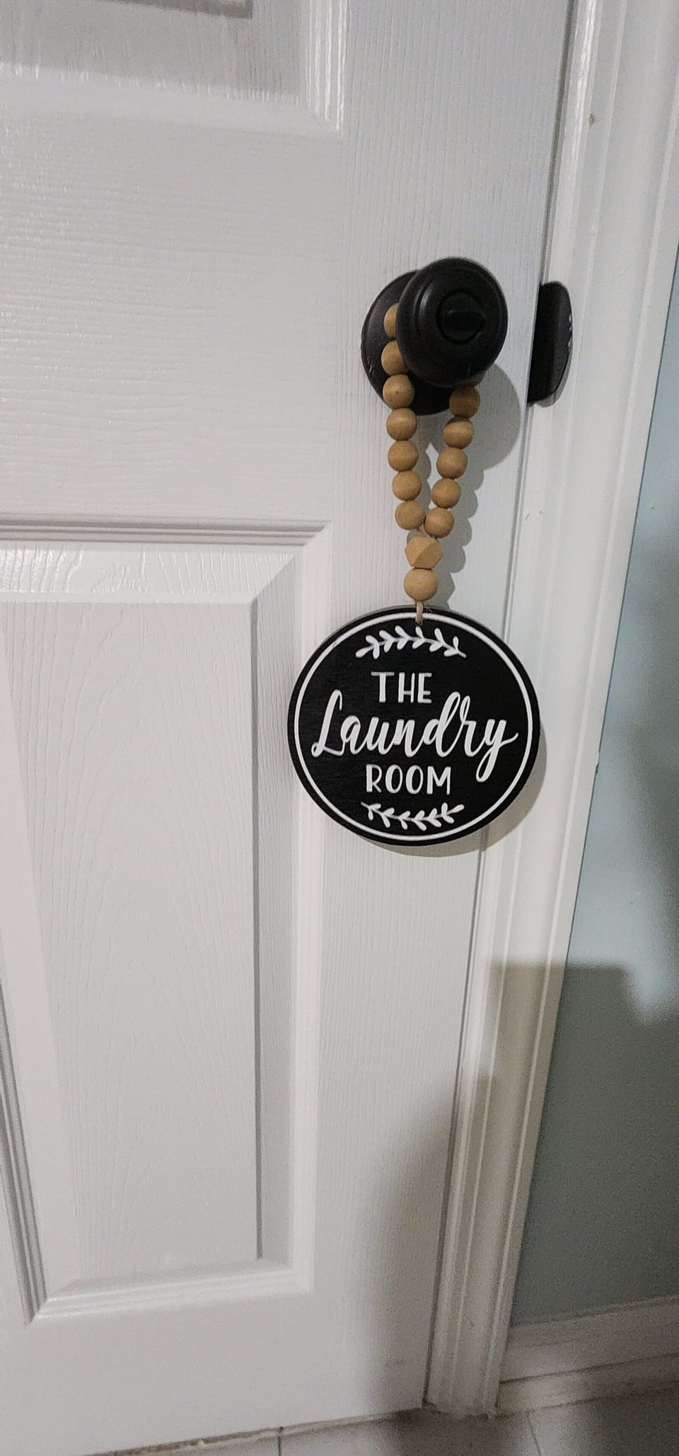 private laundry room for guests to use 