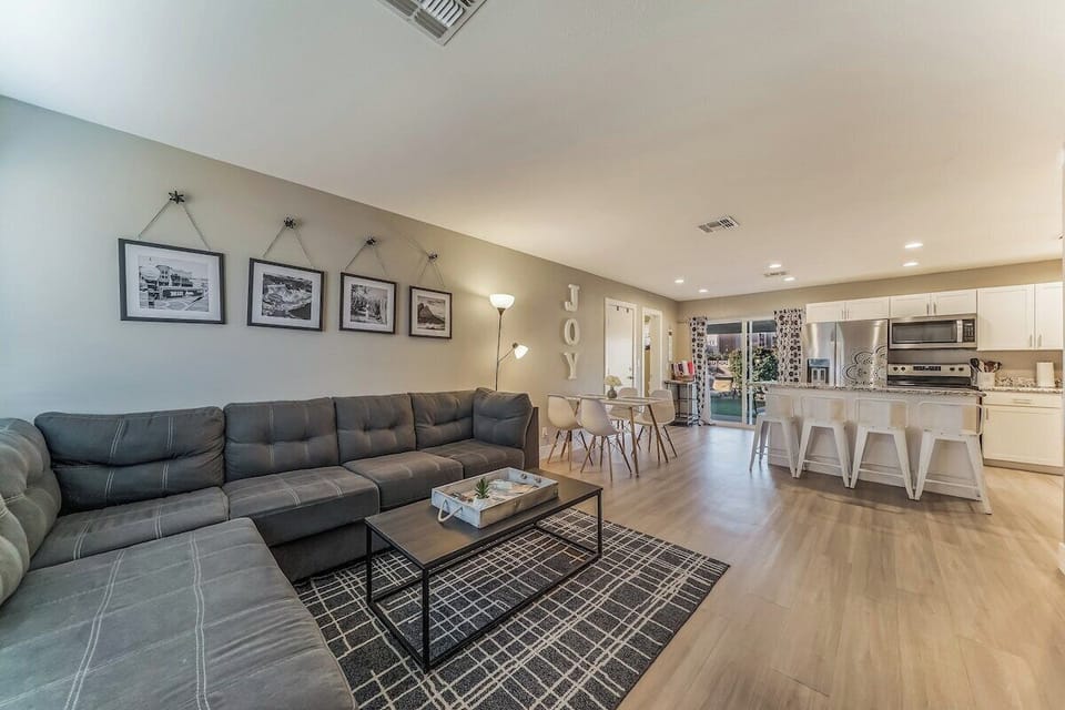 Kick back on the sofa, catch up on your favorite shows on the smart TV, or simply enjoy the company of friends and family in this inviting space.